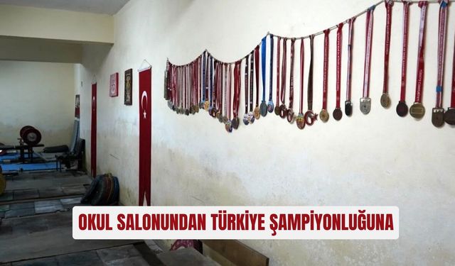Okul salonundan Türkiye şampiyonluğuna