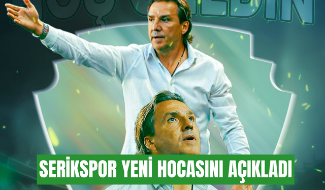 Serikspor yeni hocasını açıkladı