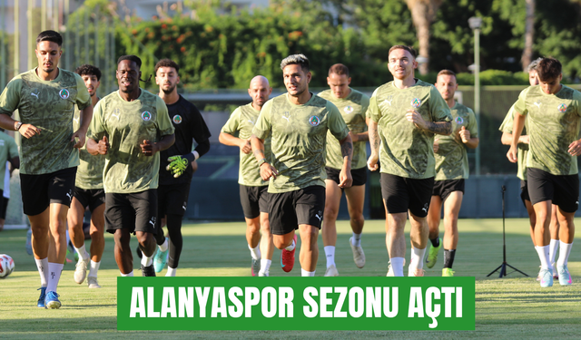 Alanyaspor sezonu açtı: İlk antrenman gerçekleşti