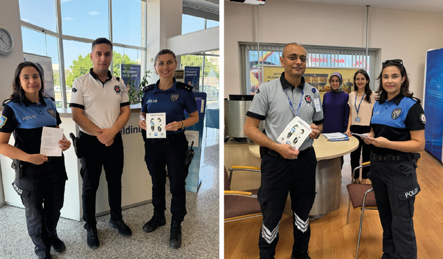 Güvenlik personeline KAAN uygulaması anlatıldı