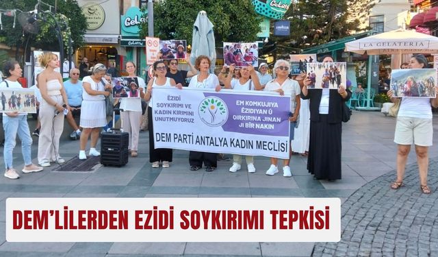 DEM’lilerden ezidi soykırımı tepkisi