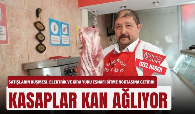 Satışların düşmesi, elektrik ve kira yükü esnafı bitme noktasına getirdi: Kasaplar kan ağlıyor