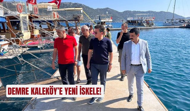 Kaleköy’e yeni iskele!