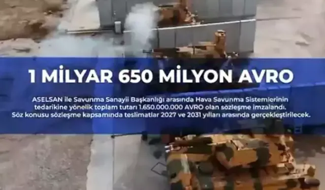 SSB ve ASELSAN'dan 1,6 milyar avroluk tedarik sözleşmesi