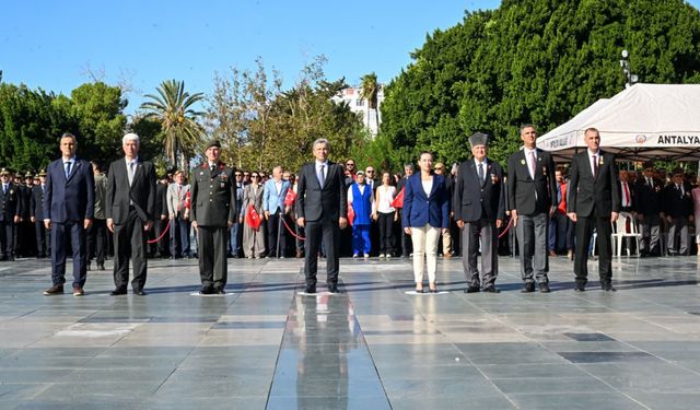 Antalya’da 19 Eylül Gaziler Günü kutlandı