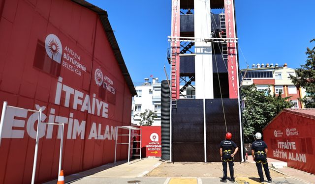 İtfaiye eri adaylarının zorlu parkuru