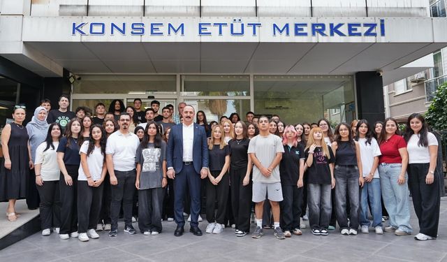 Başkan Kotan etüt merkezinde gençlerle buluştu