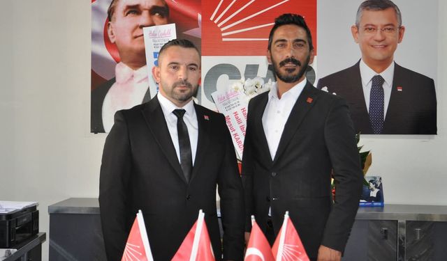 CHP Kokuteli'de yeni başkan göreve başladı