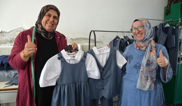 'Okulumuzun Kıyafetini Okulumuzda Üretiyoruz' projesi