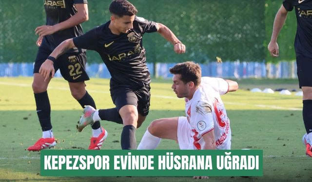 Kepezspor evinde hüsrana uğradı