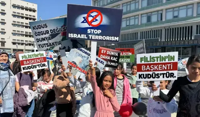 Ankara'da 'Gazze' için basın açıklaması