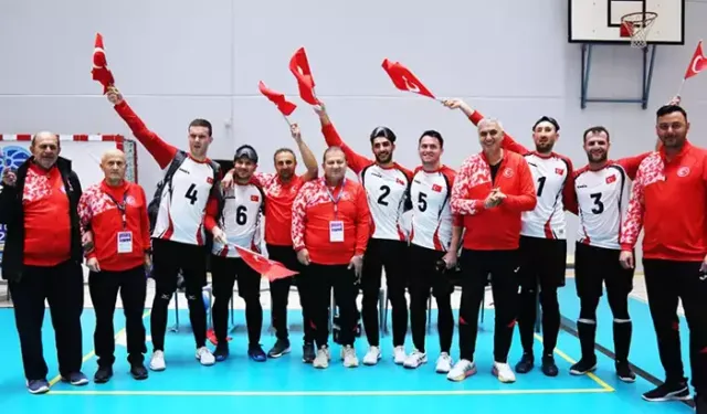 Goalball Avrupa Şampiyonası’nda finale yükseldiler