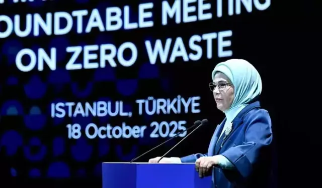Emine Erdoğan, Sıfır Atık Forumu Bakanlar Oturumu'nda konuştu