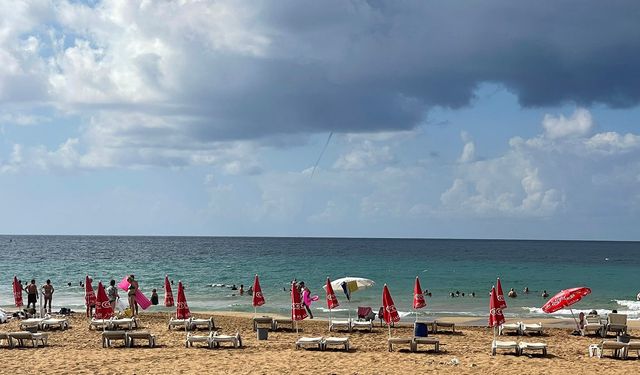 Alanya açıklarında hortum