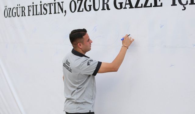 ALKÜ'den Gazze desteği