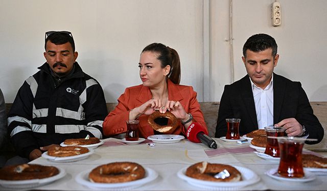 Fen İşleri personeline sabah ziyareti