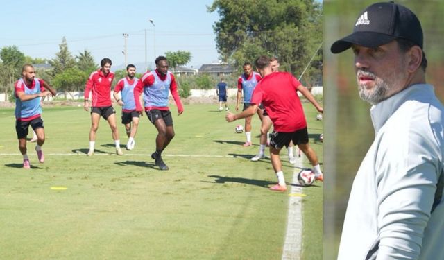 Erol Bulut, Antalyaspor ile ilk antrenmanına çıktı