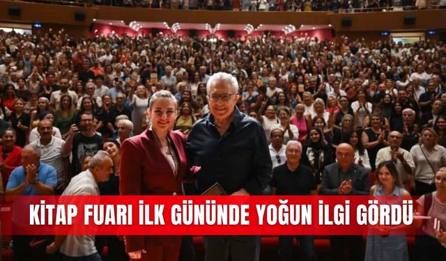 Kitap Fuarı ilk gününde yoğun ilgi gördü