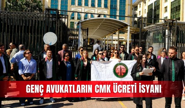 Genç avukatların CMK ücreti isyanı