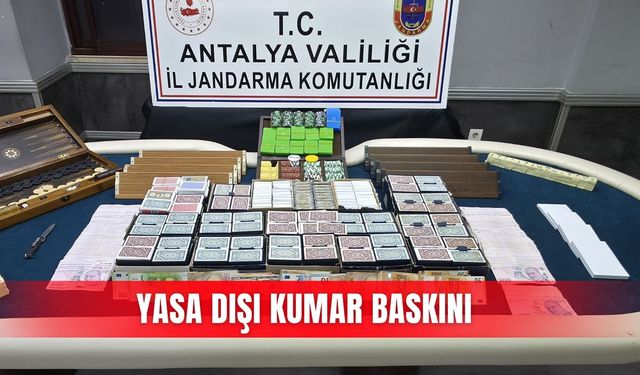 Yasa dışı kumar baskını