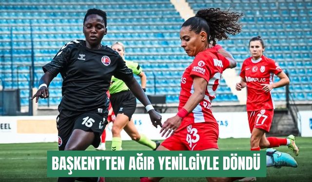 1207 Antalyaspor, Başkent’ten ağır yenilgiyle döndü