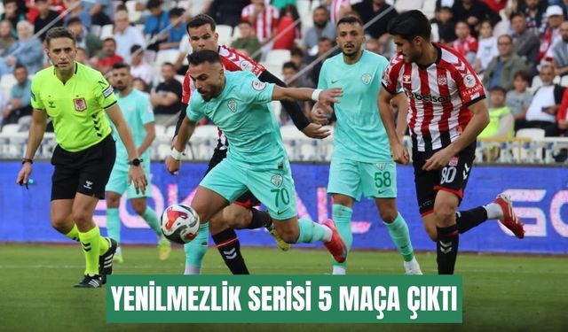 Serikspor’un yenilmezlik serisi 5 maça çıktı
