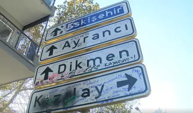 Kızılay tabelası, 3'üncü kez yenilendi