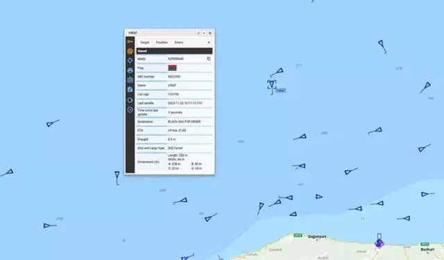 "Karadeniz'de VIRAT isimli tanker isabet aldı; 20 personelin durumu iyi"