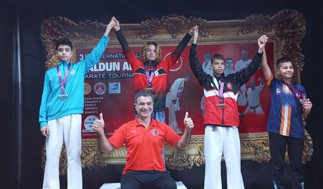 Kemer Belediyesi Karate Takımı’ndan 9 madalya