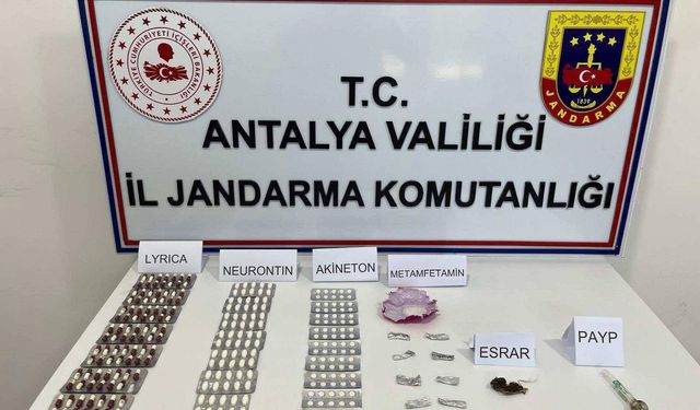 Alanya'da uyuşturucu baskını