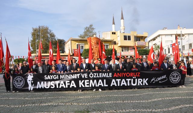 Gazipaşa'da Atatürk'ü anma töreni yapıldı