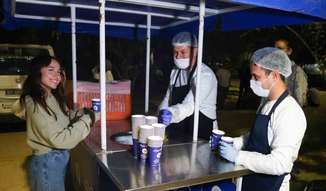 Büyükşehir’den öğrencilere çorba ikramı