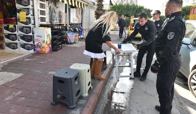 Kepez’de yol ve kaldırım işgallerine geçit yok