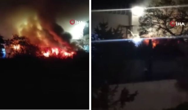 Bursa’da fabrika yangını