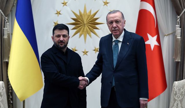 Erdoğan, Zelenskiy ile bir araya geldi
