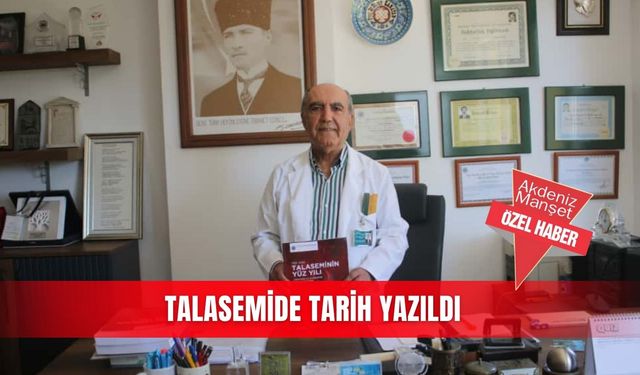 Talasemide tarih yazıldı