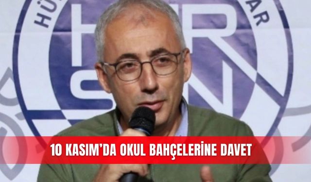 10 Kasım’da okul bahçelerine davet