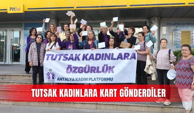 Tutsak kadınlara kart gönderdiler