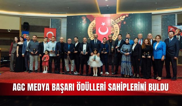 AGC Medya Başarı Ödülleri sahiplerini buldu