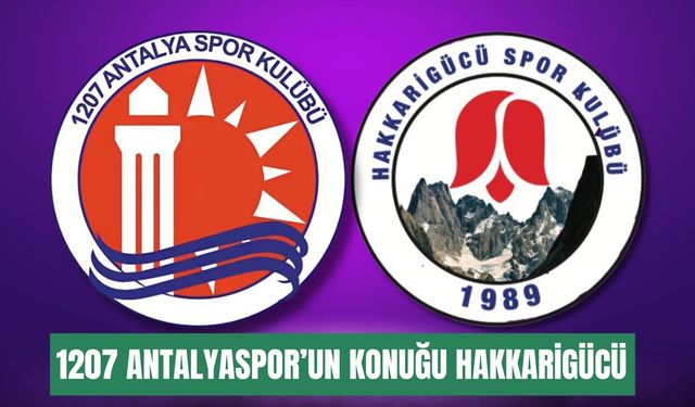 1207 Antalyaspor’un konuğu Hakkarigücü