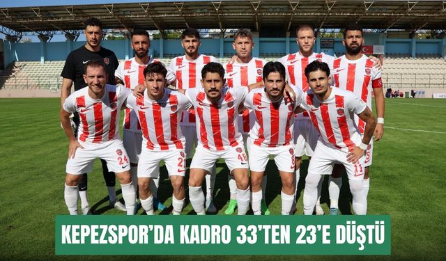 Kepezspor’da kadro 33’ten 23’e düştü: 10 futbolcuya bahis cezası!