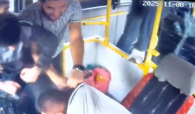 Halk otobüsü şoförüne meydan dayağı!