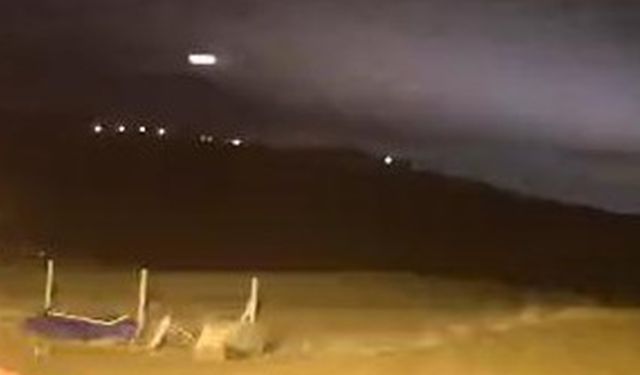 Meteorun düşme anı kameralara yansıdı