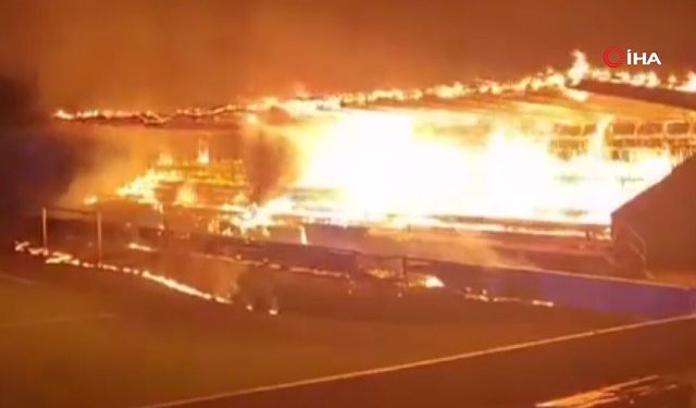 Finlandiya'da küme düşen takımın 3 küçük taraftarı, stadyumu ateşe verdi