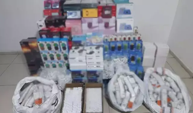 1 milyon 350 bin TL'lik kaçak elektronik eşya ele geçirildi