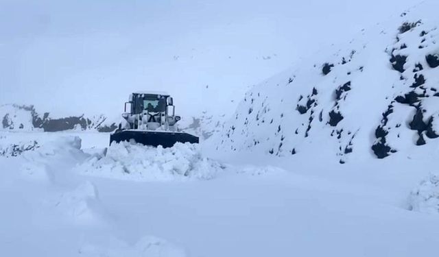 Kar yolları kapattı, beyaz esaret başladı