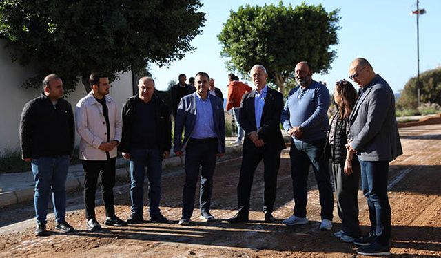 Demirtaş'ta asfalt yenileniyor