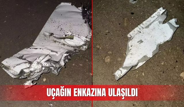 Haymana'da düşen uçağın enkazına ulaşıldı