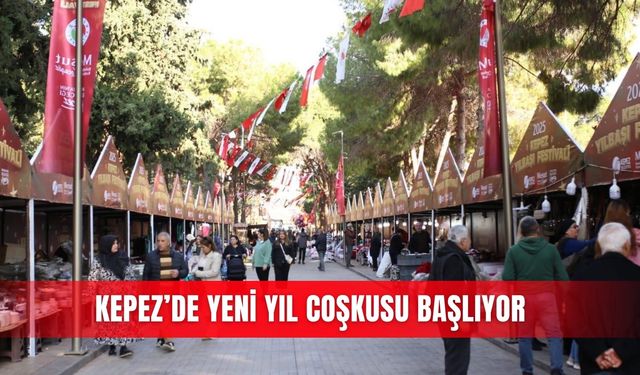 Kepez’de yeni yıl coşkusu başlıyor