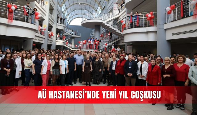 AÜ Hastanesi’nde yeni yıl coşkusu